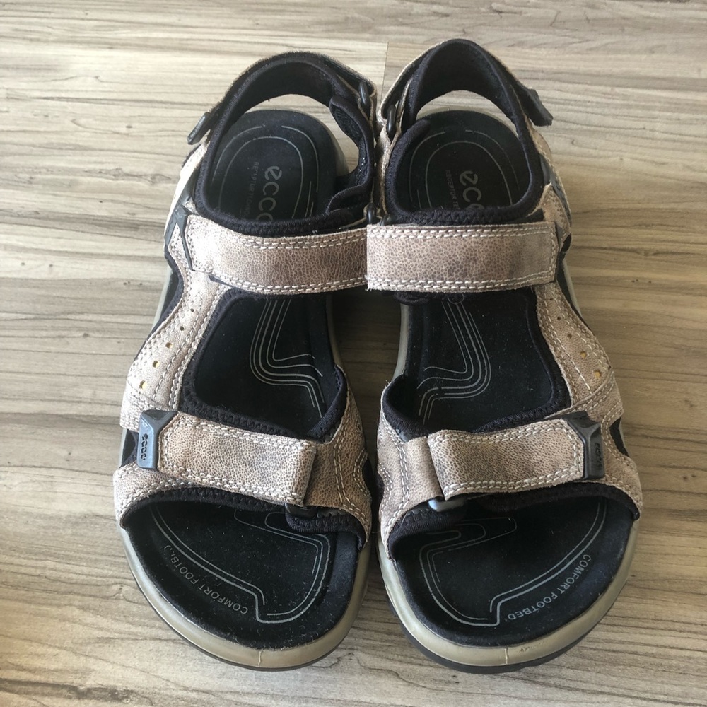 ecco Receptor Technology SZ EU 42 US 8/8.5 sandal. Preowned.